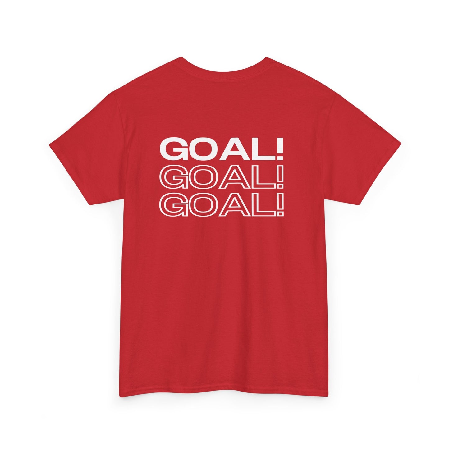 GOAL!! - BW Soccer Shoes on BW Ndop with Back Design Unisex Heavy Cotton Tee