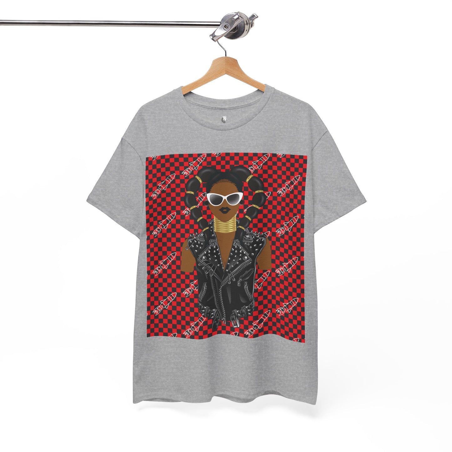 Horn Lady Rockette Unisex Heavy Cotton Tee