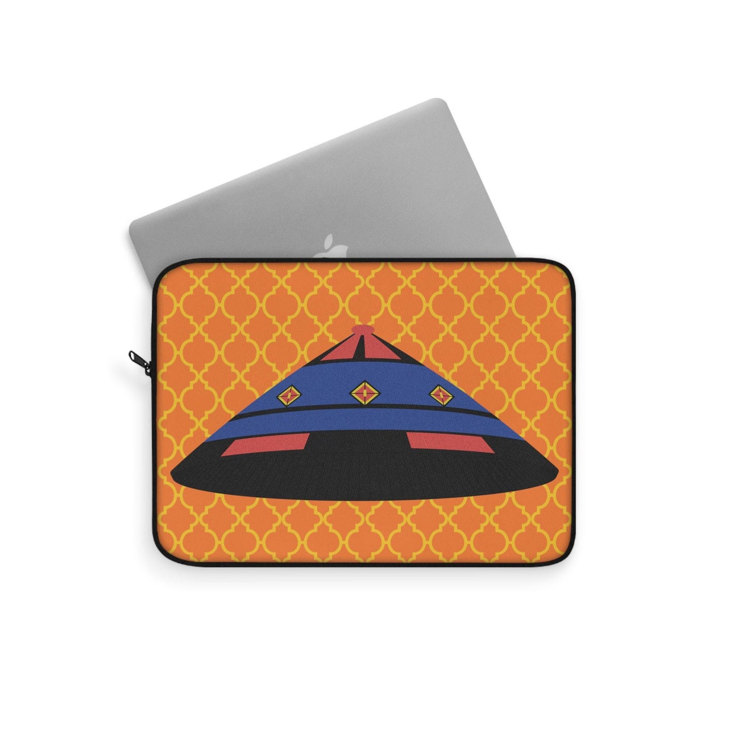 Fulani Hat Laptop Sleeve: African Argyle Print