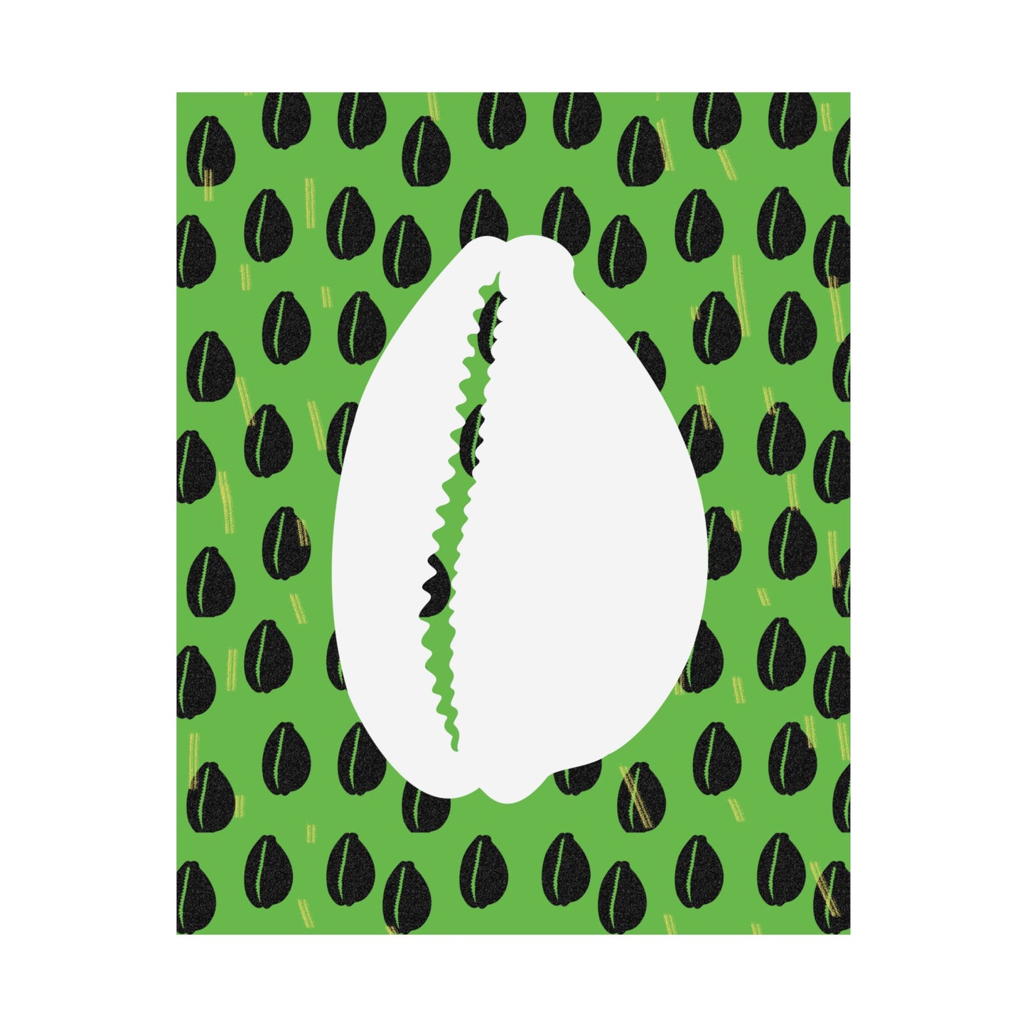 Currency Exchange - Cowries Green Premium Matte Vertical Posters