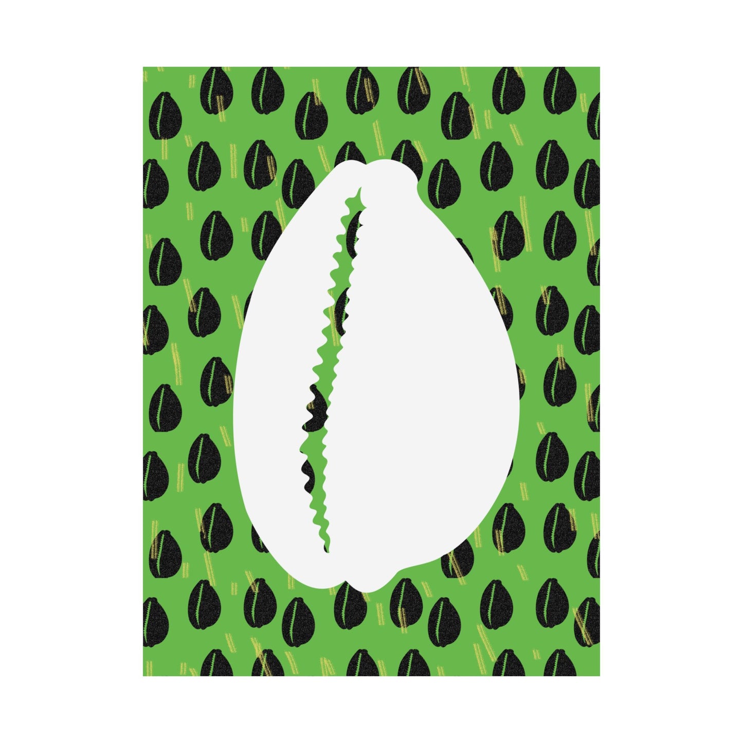 Currency Exchange - Cowries Green Premium Matte Vertical Posters