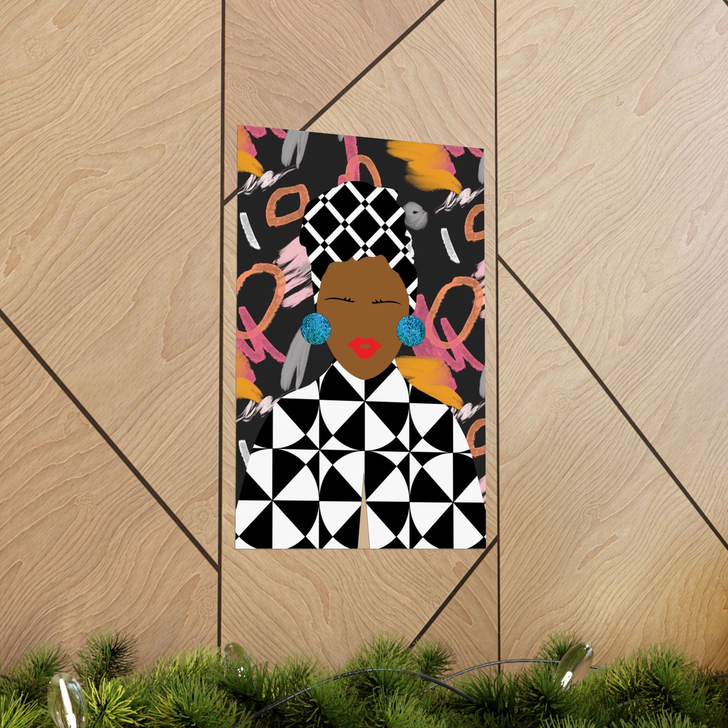Geo on Art Premium Matte Vertical Posters