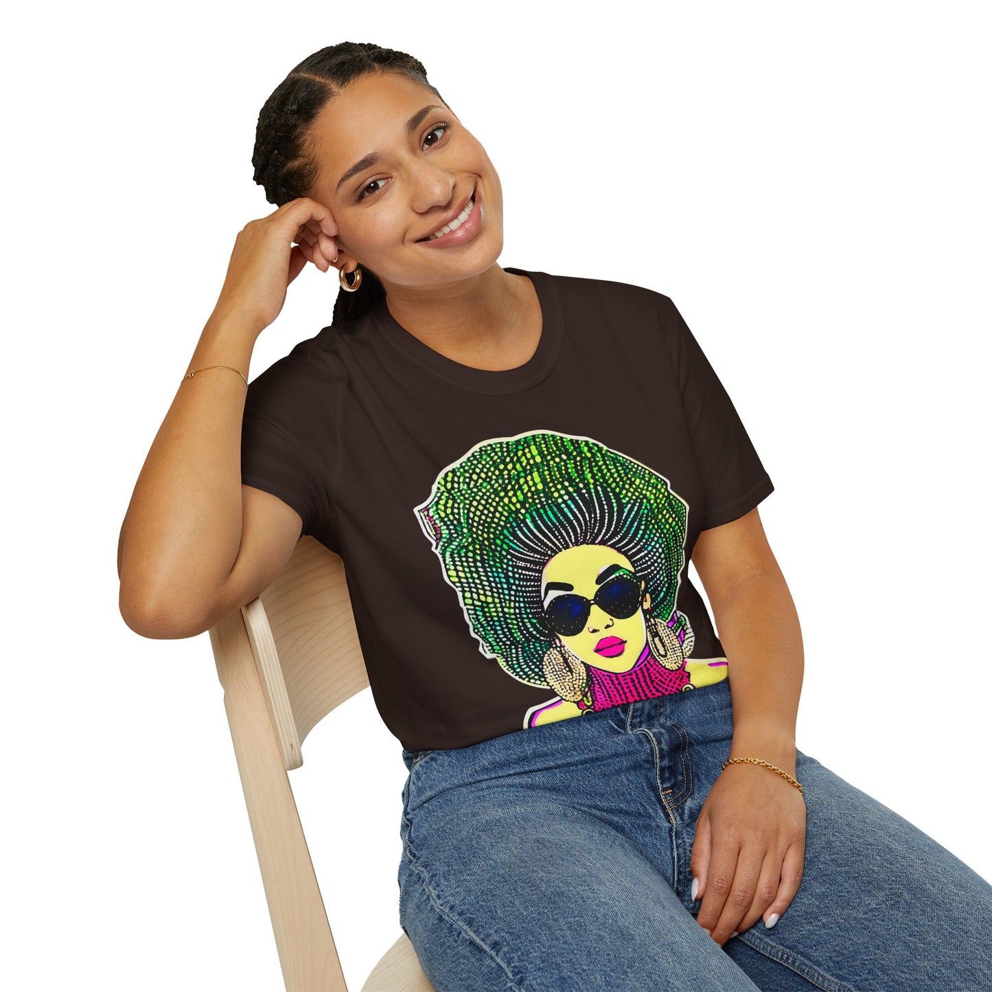 Madame Headtie(Color)  -  Unisex Softstyle T-Shirt