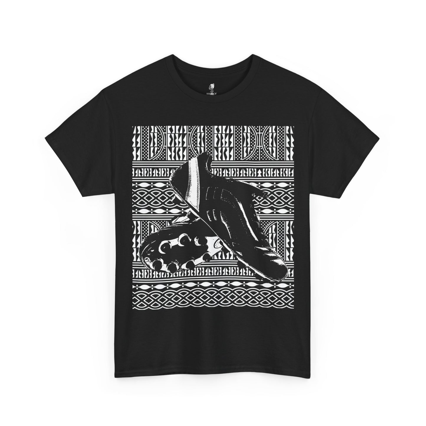 GOAL!! - BW Soccer Shoes on BW Ndop with Back Design Unisex Heavy Cotton Tee