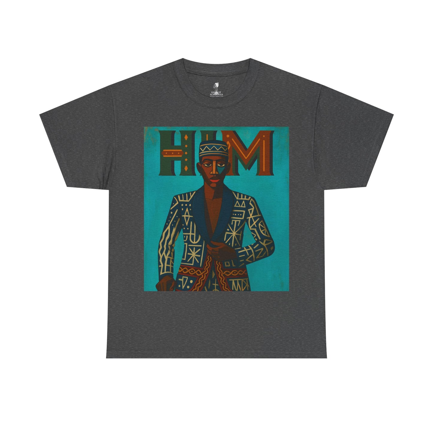 I am HIM Father's Day T-Shirt for African Art Lovers, Afrocentric Clothing, African Heritage Top