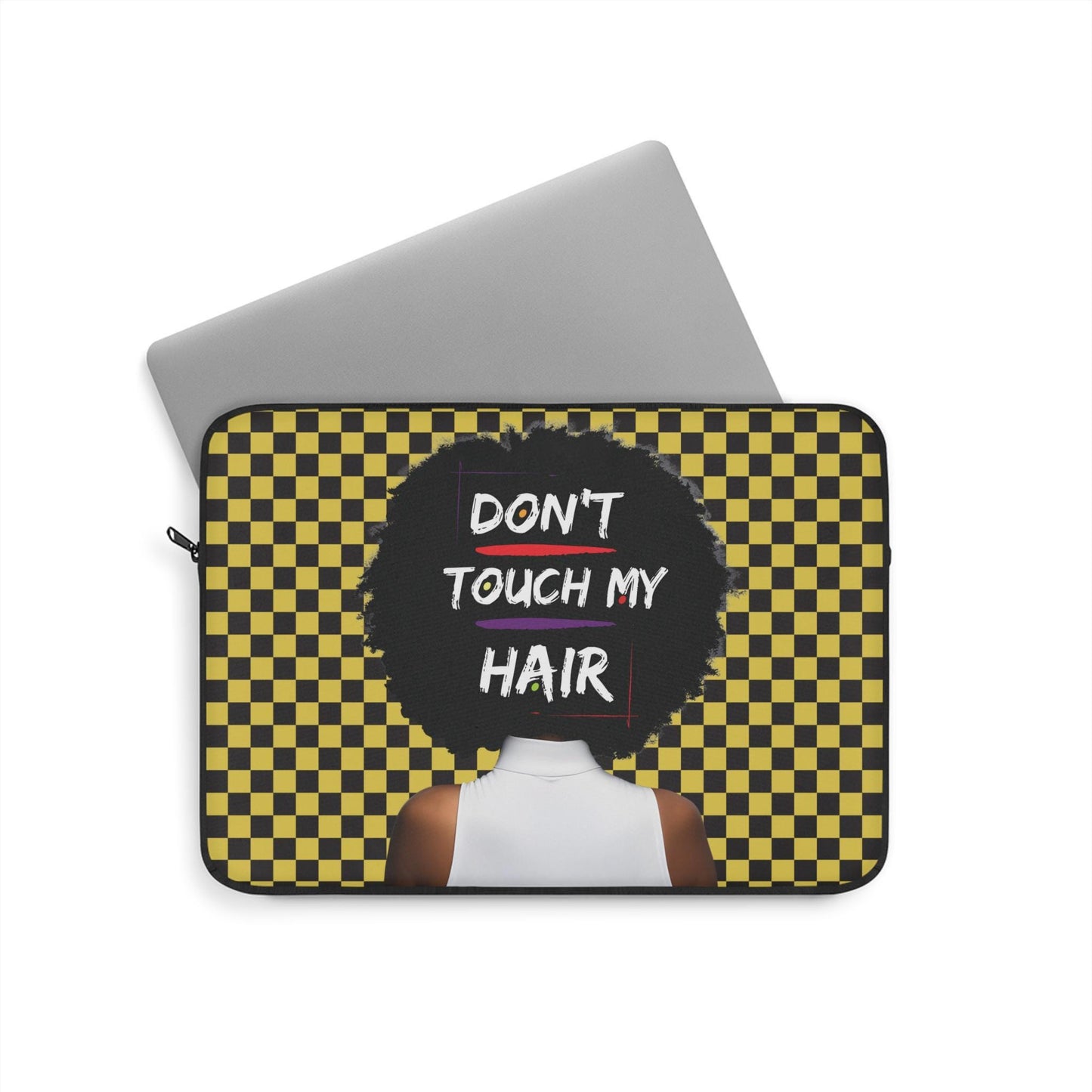 Don't Touch My Hair Laptop Sleeve: Protective Computer Bag, Pro Macbook Air Sleeve
