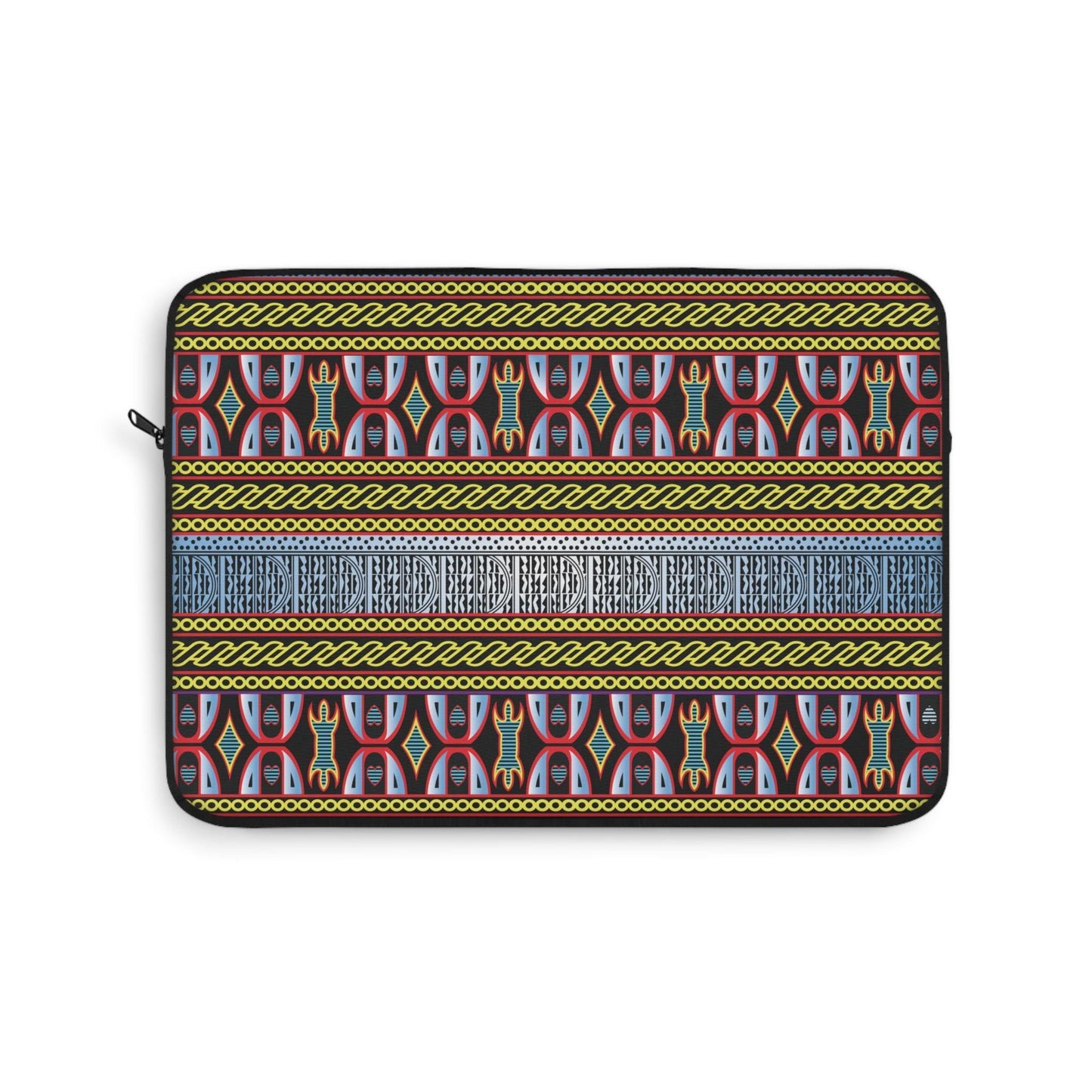 Toghu Ndop Print Laptop Sleeve: African Fabric Computer Case, Pro Macbook Air Sleeve