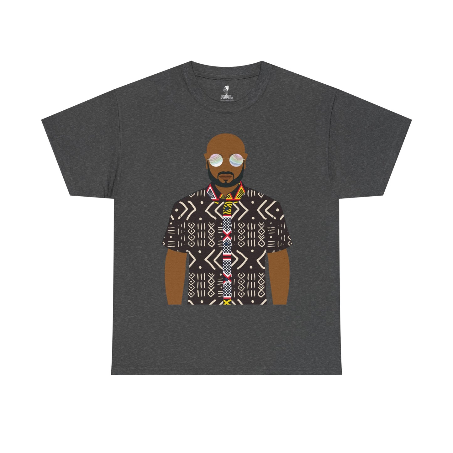 Le Monsieur Mudcloth Unisex Heavy Cotton Tee