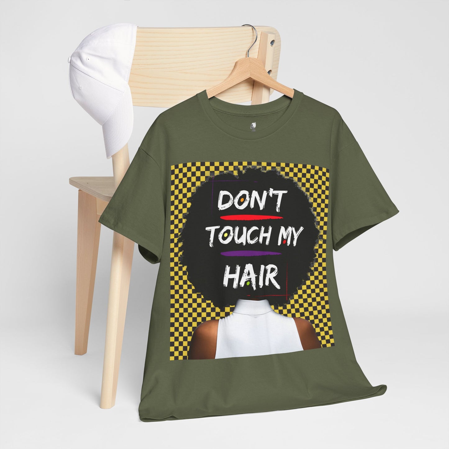 Don't Touch My Hair Unisex Heavy Cotton Tee