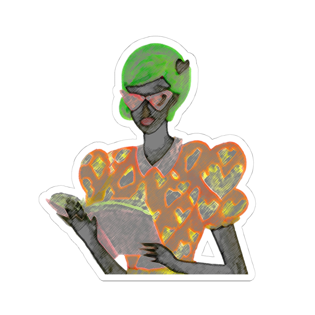 Lochwak Reads Kiss-Cut Stickers