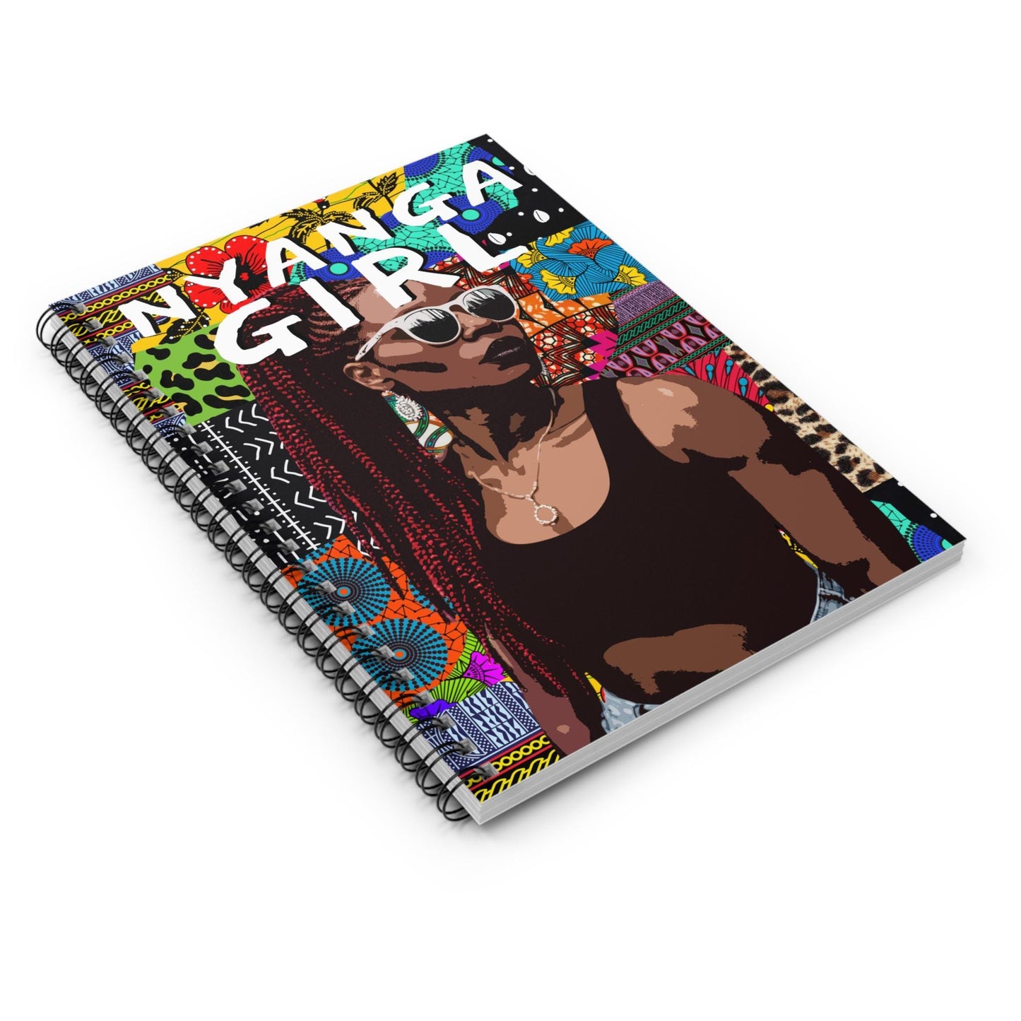 Nyanga Girl Spiral Notebook: African Inspired Stationery Gift