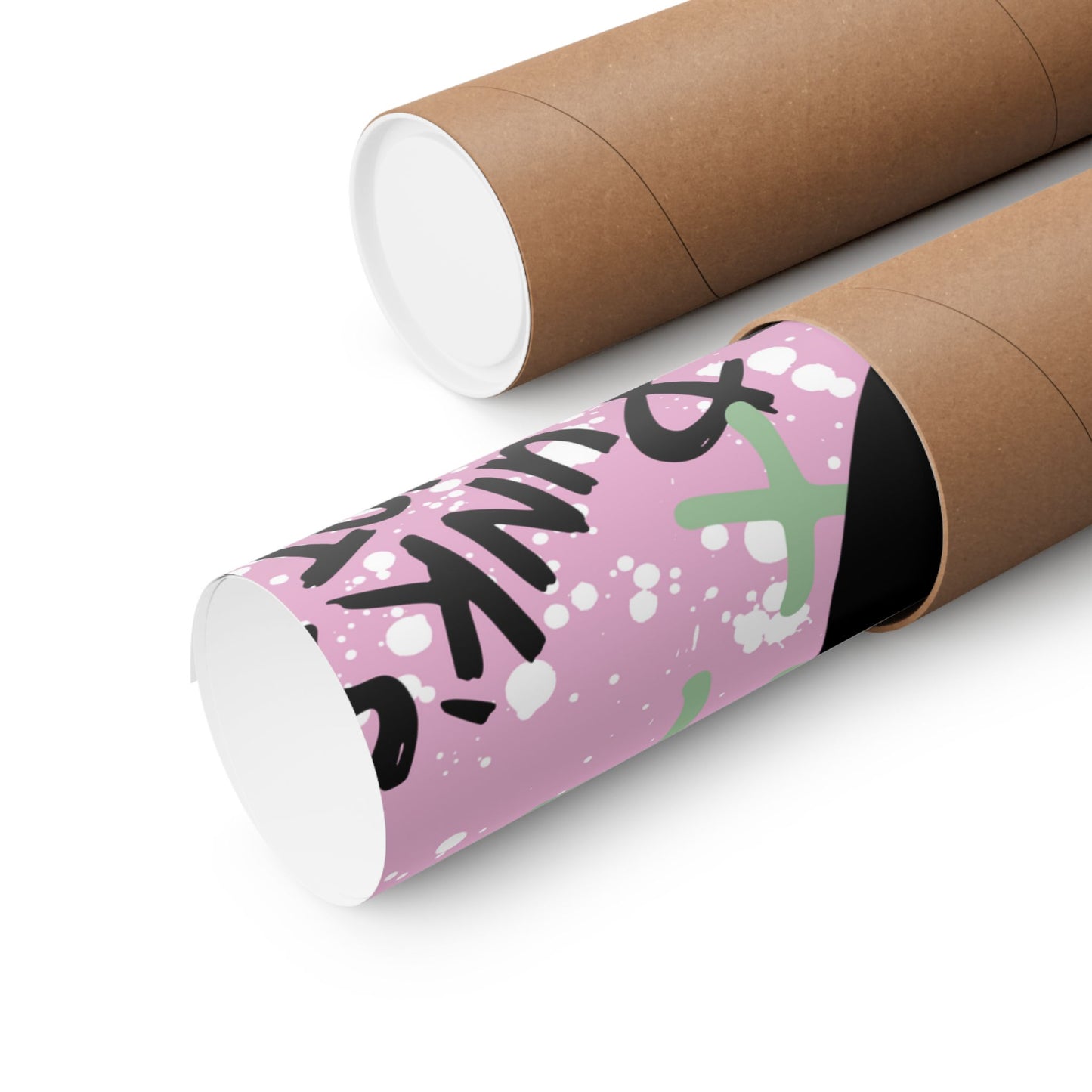 Punk Girl Pink Premium Matte Vertical Posters