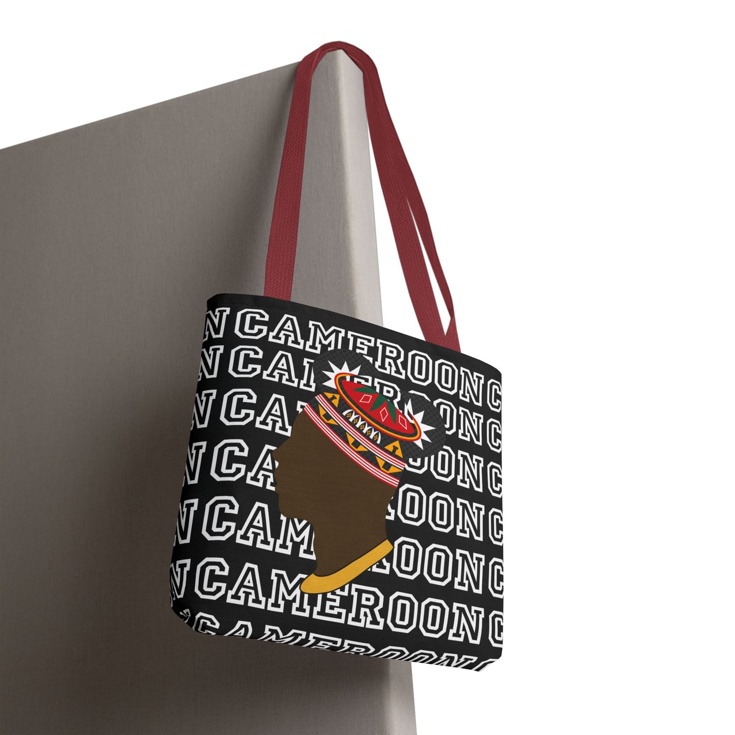 Cameroon Man in Toghu Hat Canvas Tote Bag
