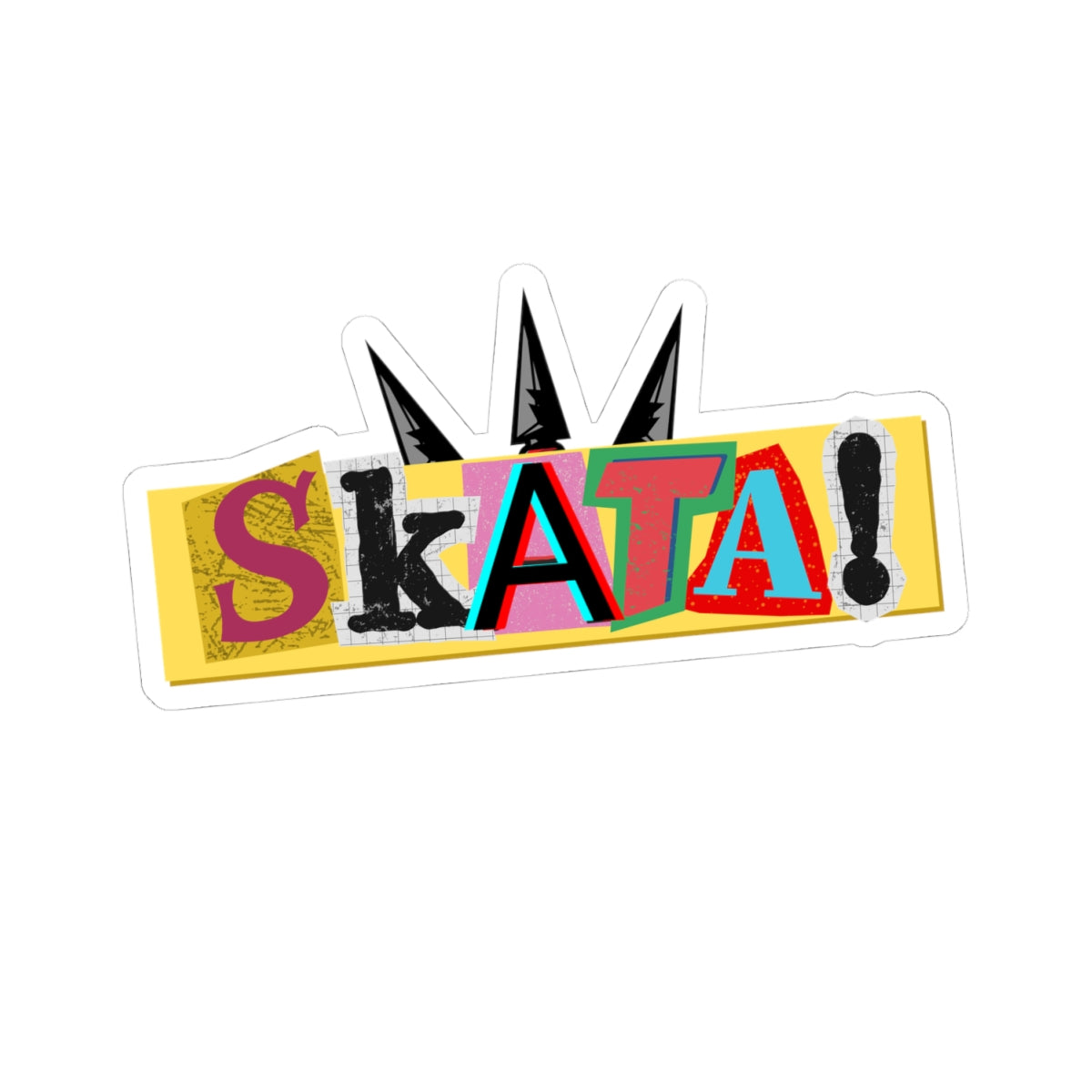 Skata Kiss-Cut Stickers - Pop Art Sticker, Laptop Decal, Vinyl Sticker, Car Bumper, Water Bottle, Nature Lover Gift