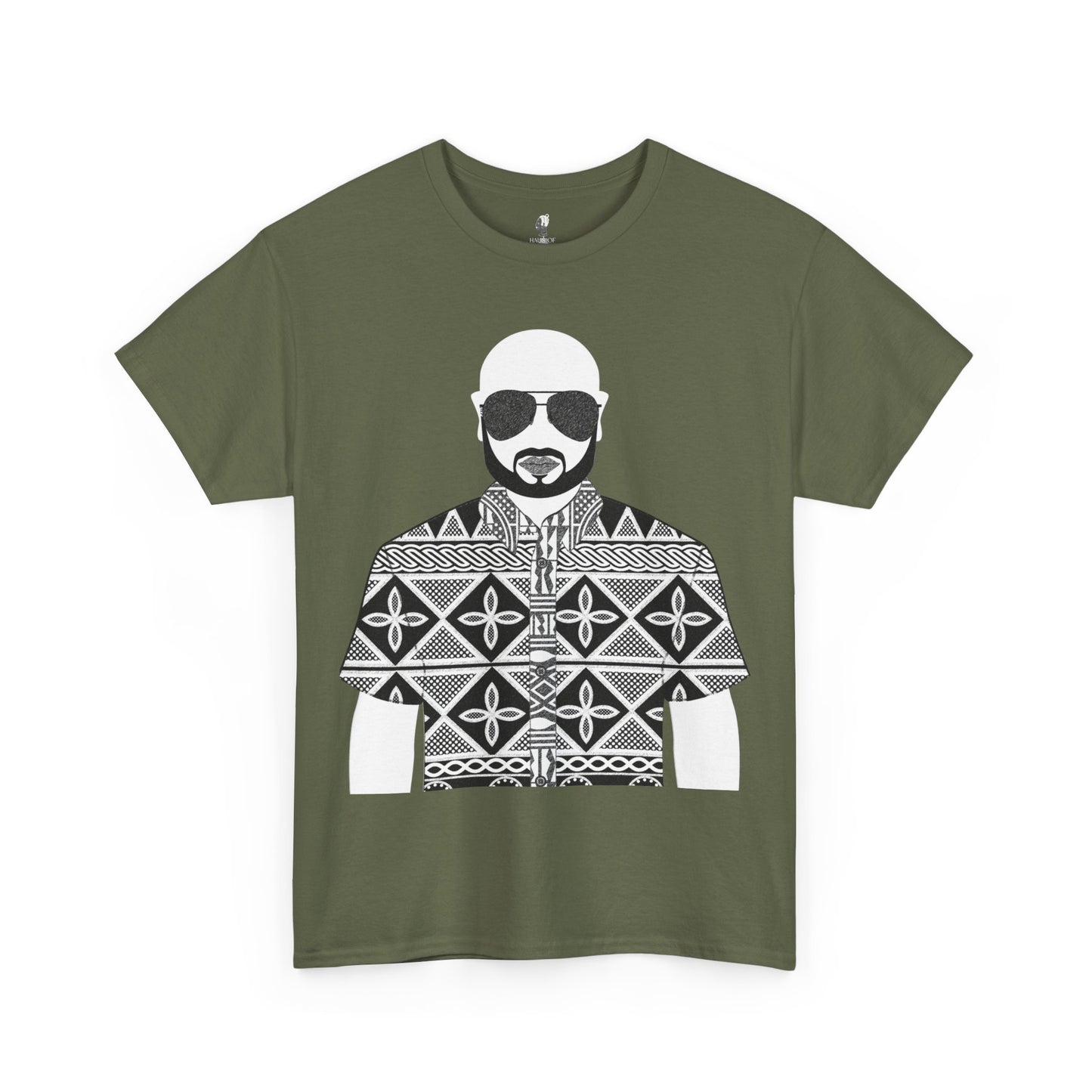 Le Monsieur(BW) in Toghu Unisex Heavy Cotton Tee