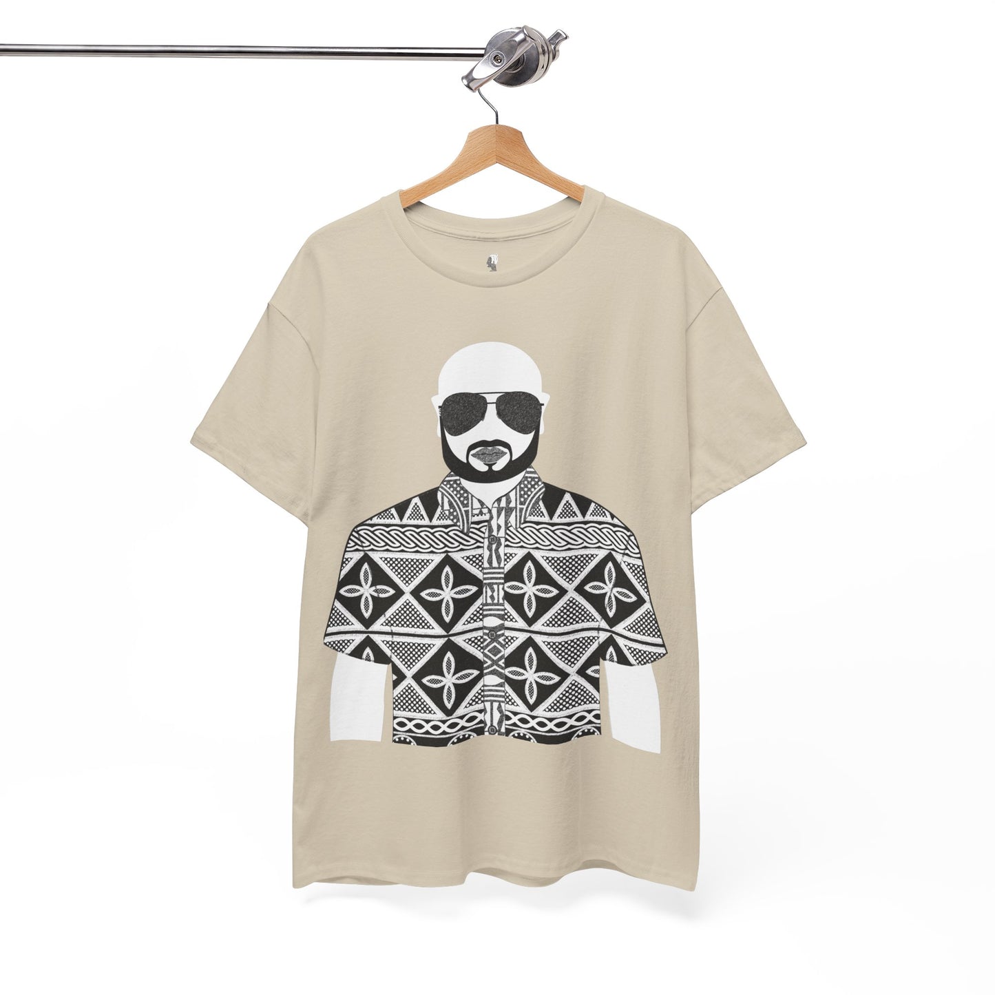 Le Monsieur(BW) in Toghu Unisex Heavy Cotton Tee