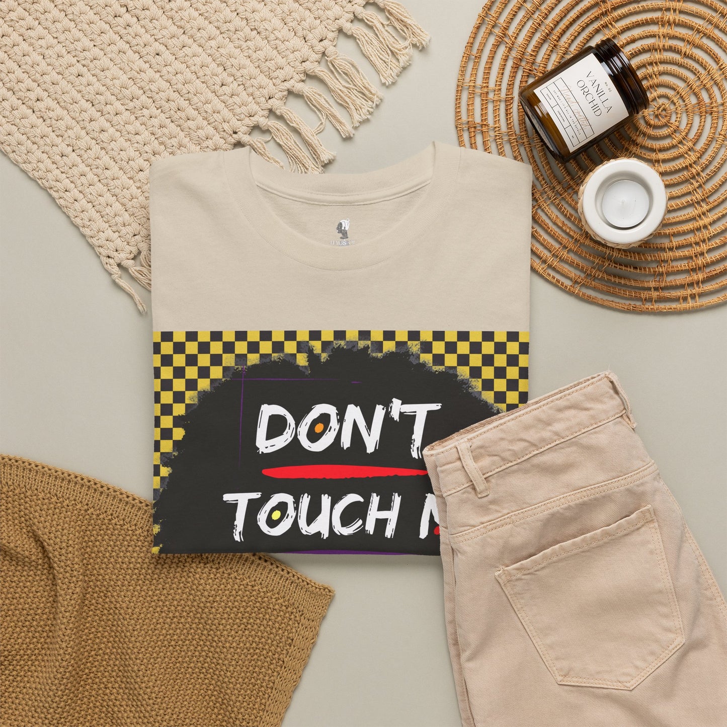 Don't Touch My Hair Unisex Heavy Cotton Tee