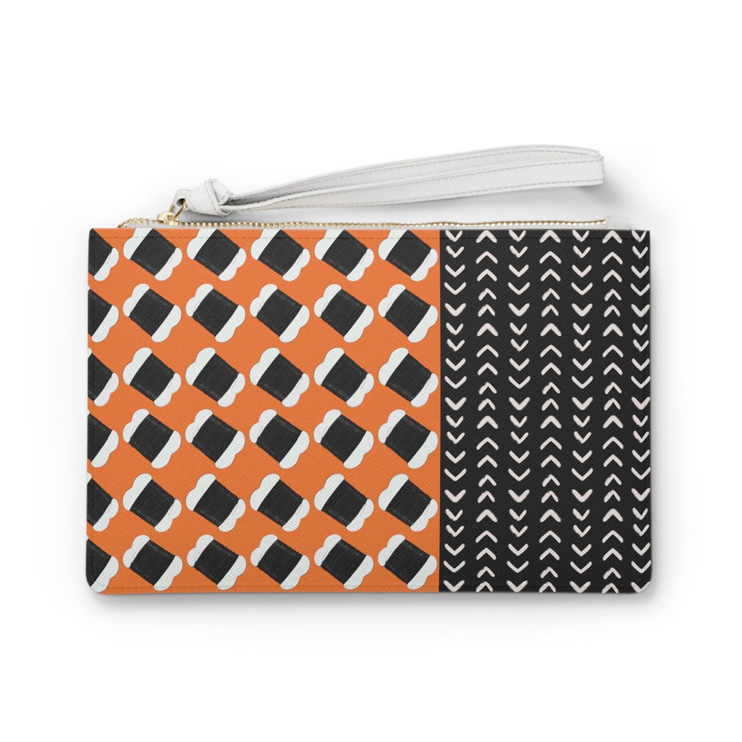 Hair Thread - Orange Wristlet Clutch Bag