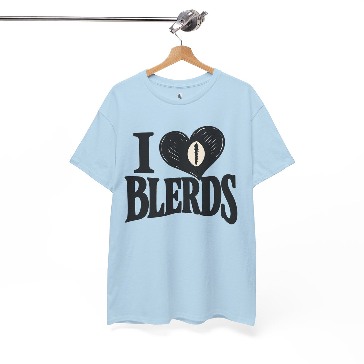 I Heart Blerds Unisex Heavy Cotton T-Shirt | Nerd Pride Tee, Geek Culture
