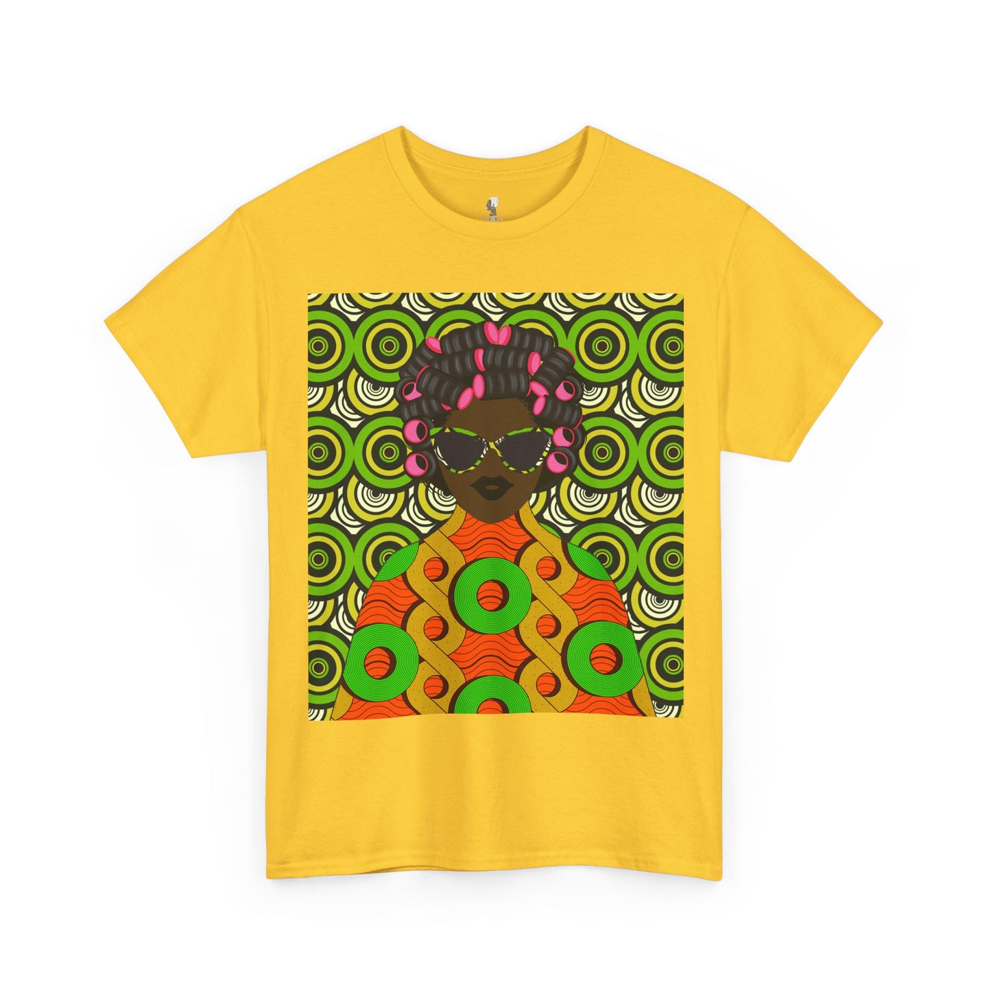 Chantal Circles Unisex T-Shirt for African Art Lovers, Afrocentric Clothing, African Heritage Top, Tee for Men and Women