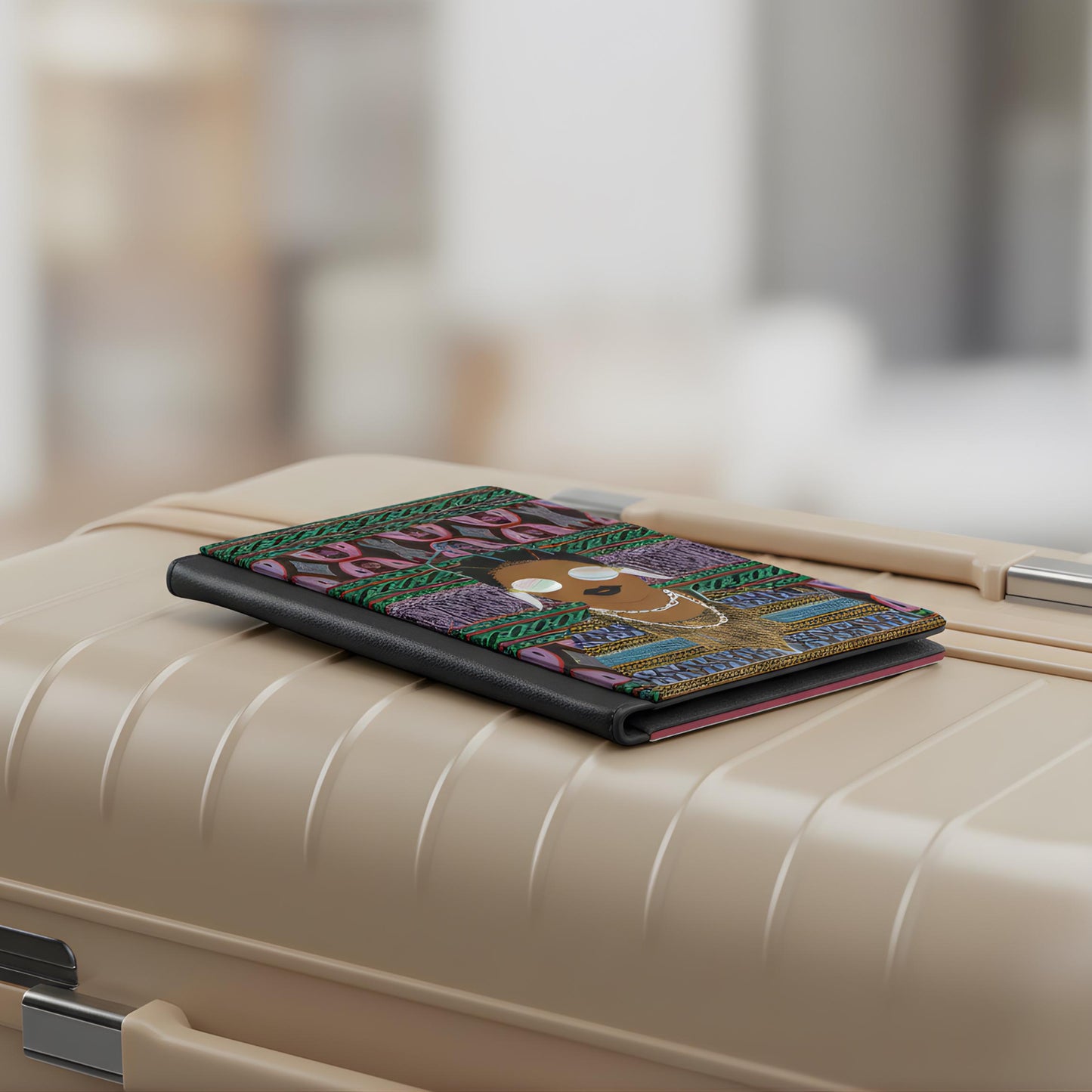 Manyi - Purple Toghu Passport Cover