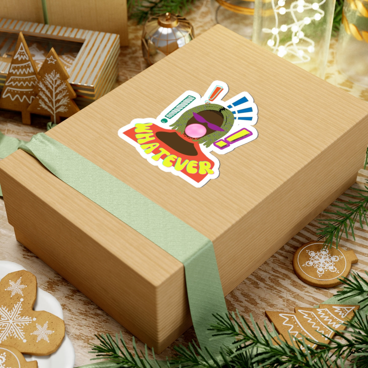 Whatever's Clever Kiss-Cut Stickers