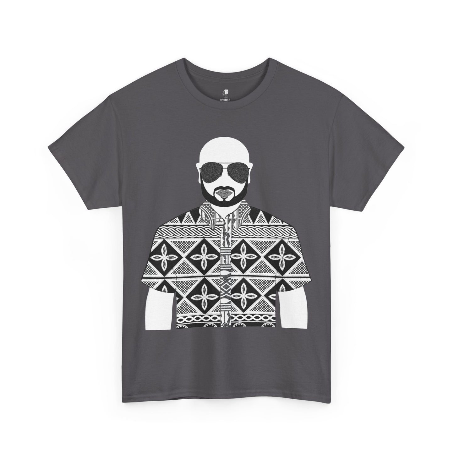Le Monsieur(BW) in Toghu Unisex Heavy Cotton Tee