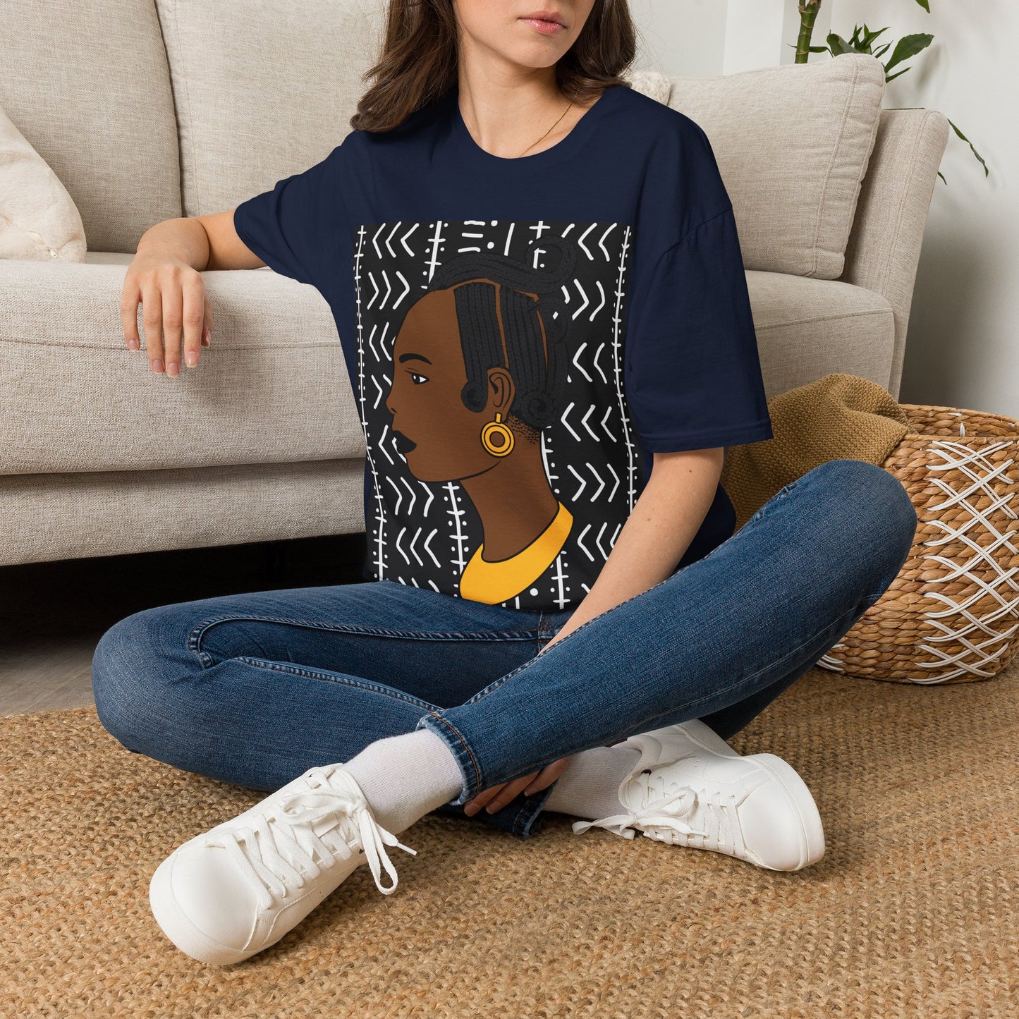 Lady Kongossa on BW Ndop Unisex Softstyle T-Shirt