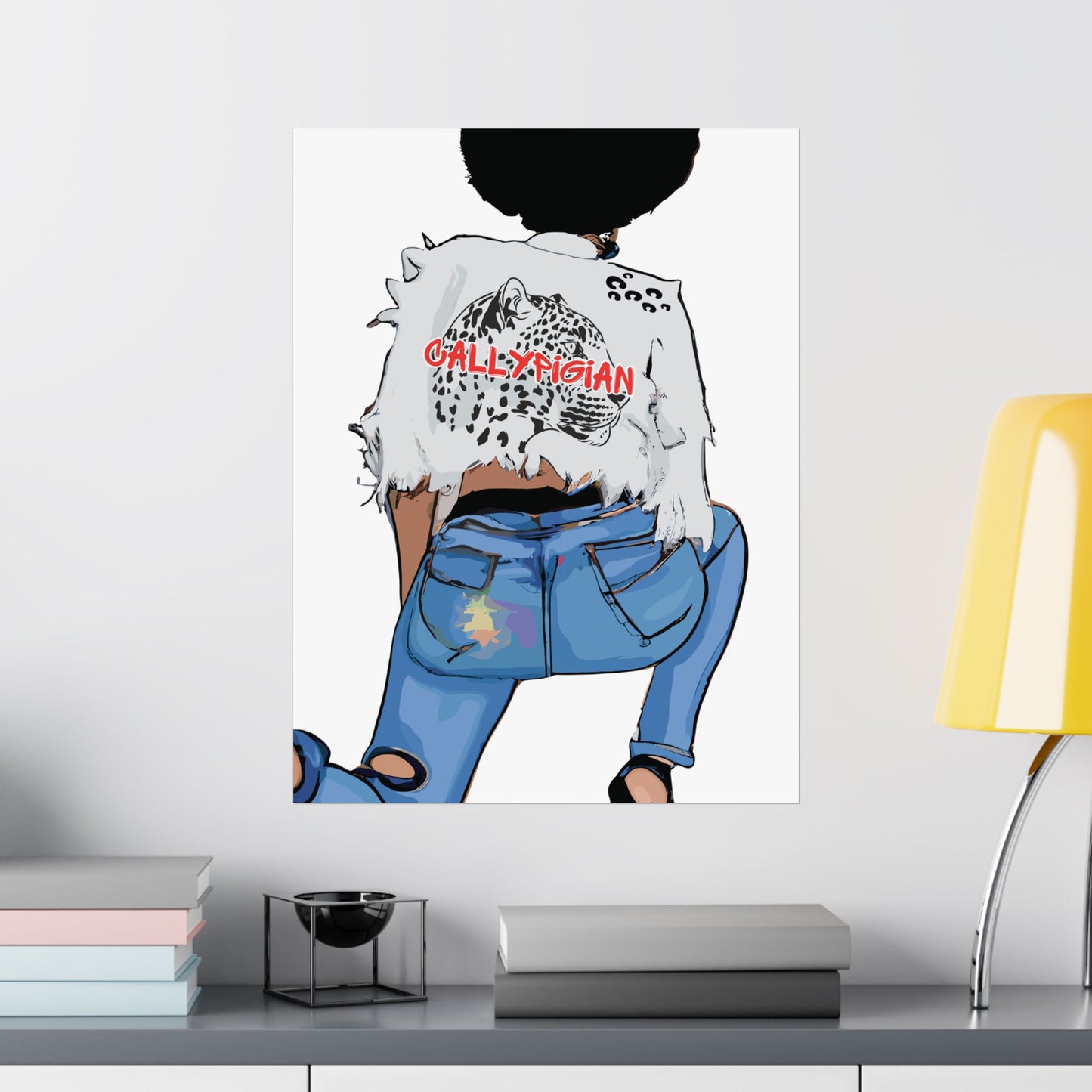 Callipygian Tigress Premium Matte Vertical Posters