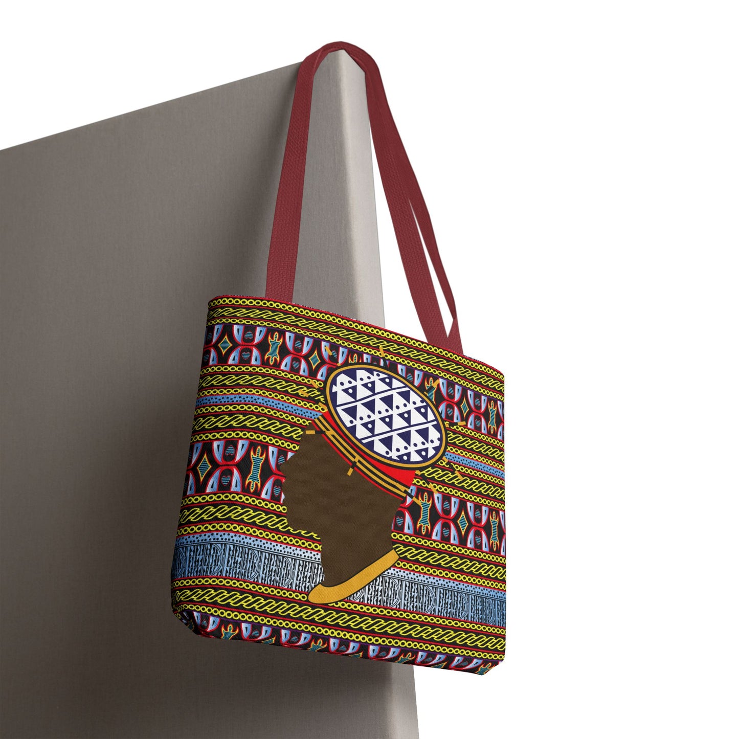 Cameroon Ndop Man Canvas Tote Bag