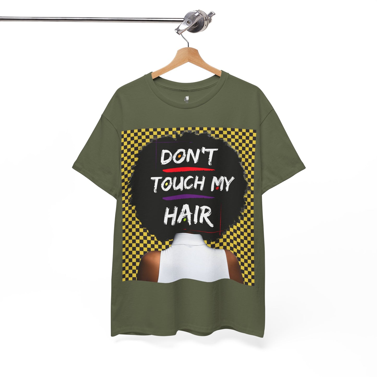 Don't Touch My Hair Unisex Heavy Cotton Tee
