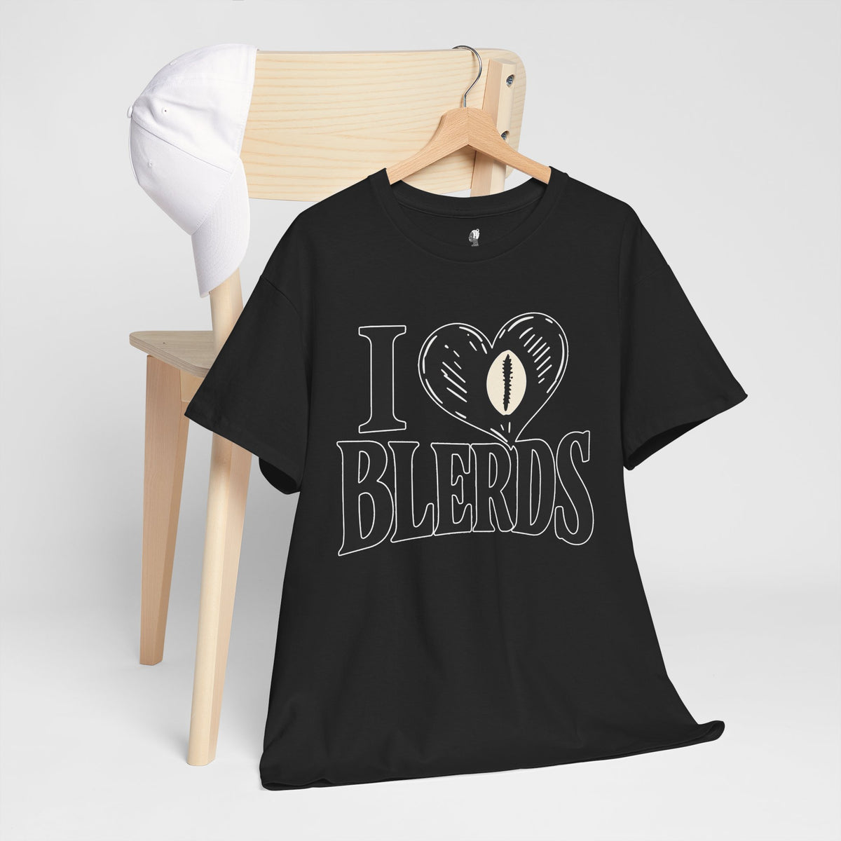 I Heart Blerds Unisex Heavy Cotton T-Shirt | Nerd Pride Tee, Geek Culture