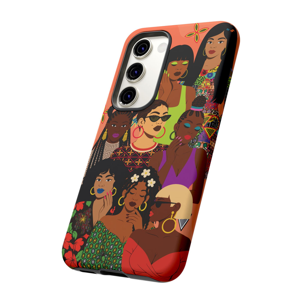 Black Girl Magic Collage Phone Case, African Art Design, Stylish Protective Cover for Samsung and iPhone, Unique Accessory, Gift Idea
