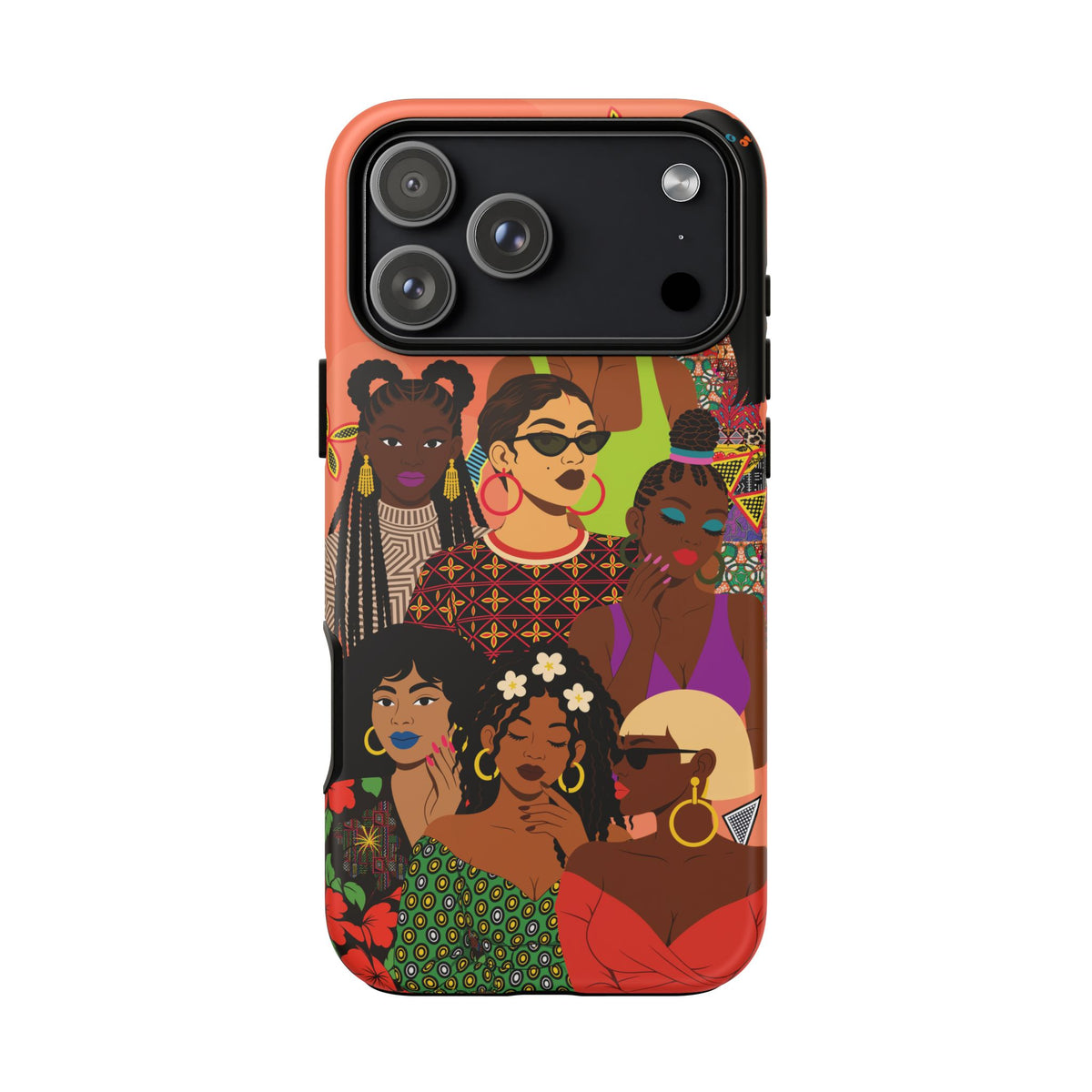 Black Girl Magic Collage Phone Case, African Art Design, Stylish Protective Cover for Samsung and iPhone, Unique Accessory, Gift Idea