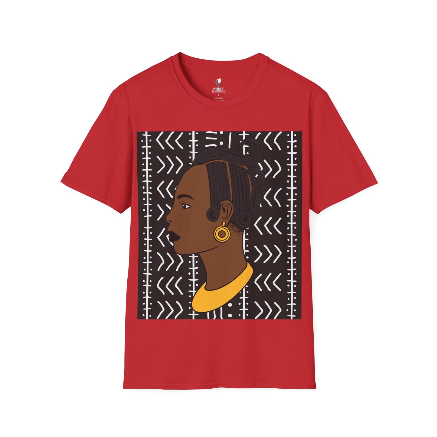 Lady Kongossa on BW Ndop Unisex Softstyle T-Shirt