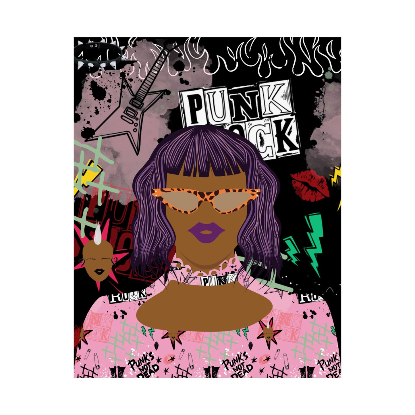 Anum in Punk Premium Matte Vertical Posters