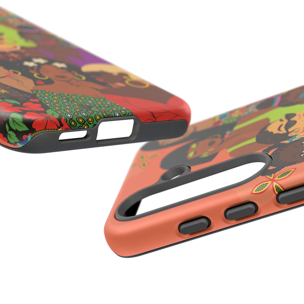 Black Girl Magic Collage Phone Case, African Art Design, Stylish Protective Cover for Samsung and iPhone, Unique Accessory, Gift Idea