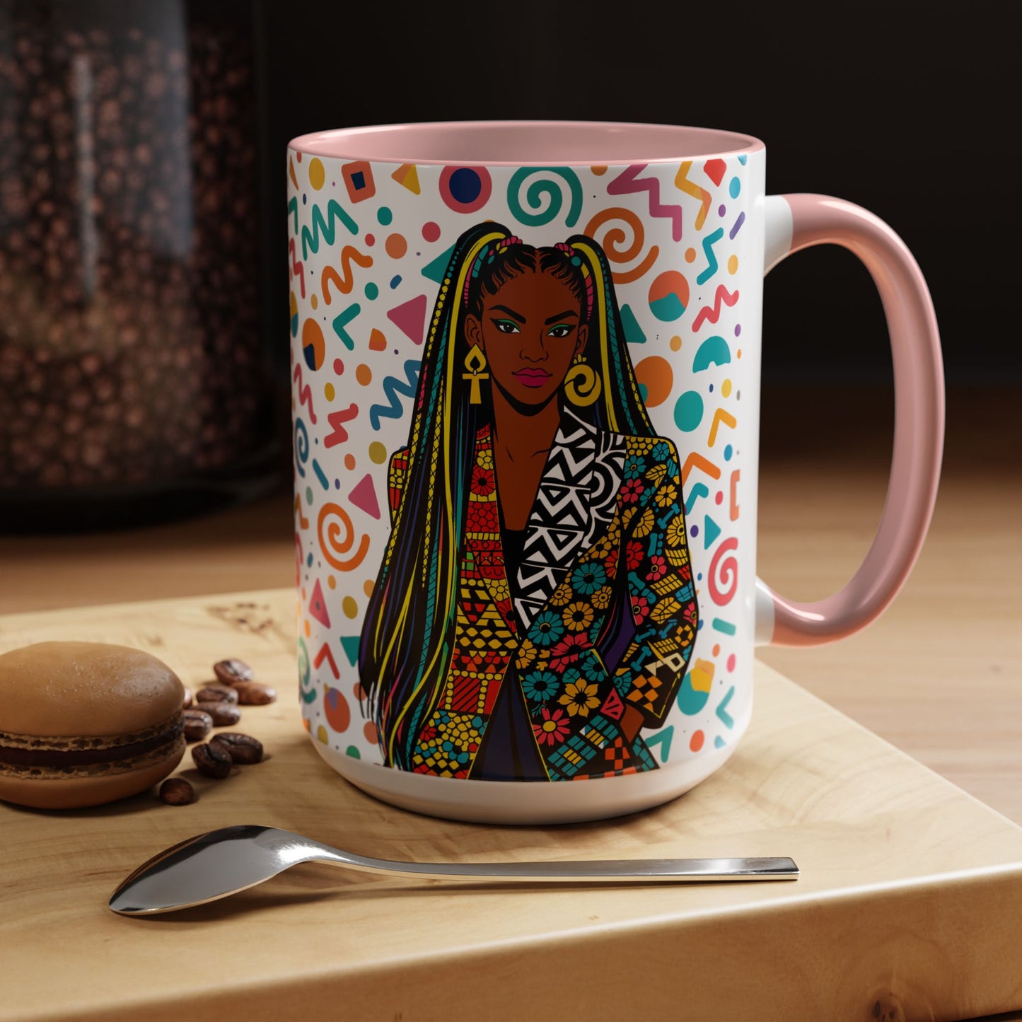 Personalized,  Doing the Most, Effortlessly Two-Tone Ceramic Mug  (6 Colors , 11oz & 15oz)