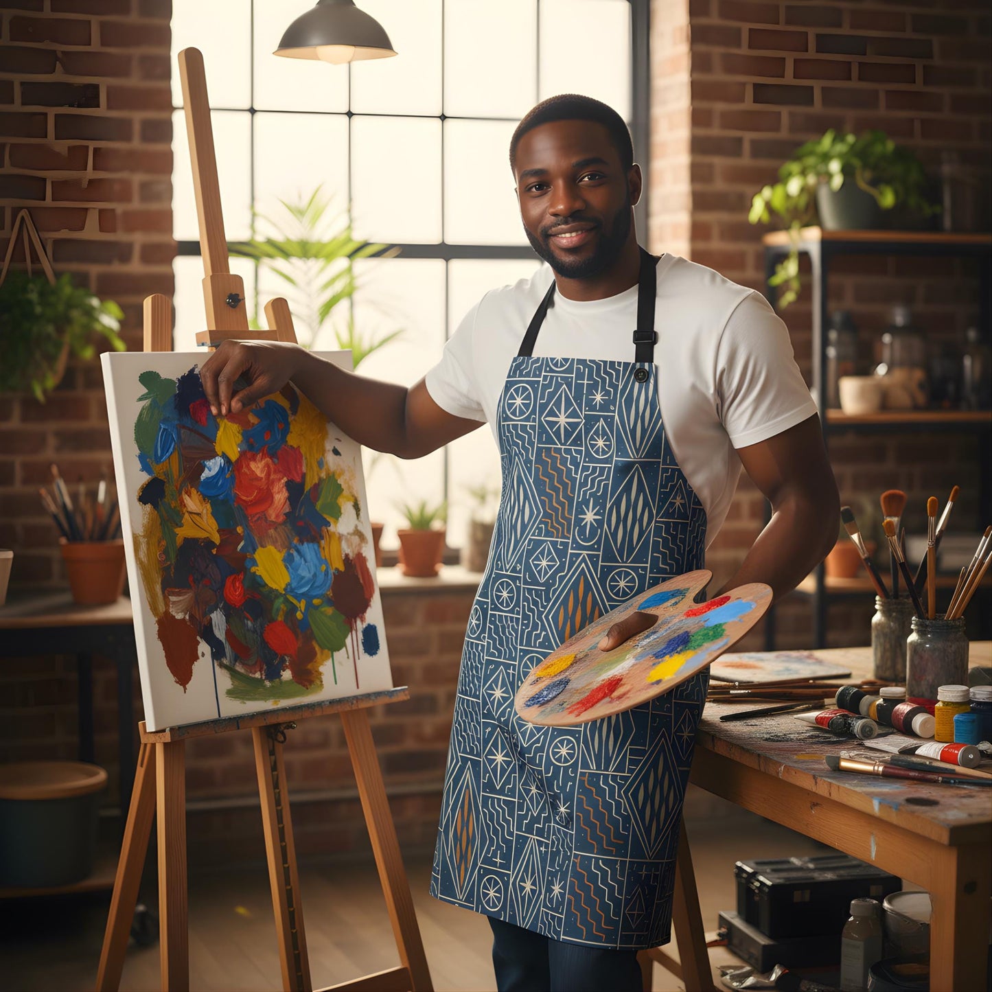 Ndop Print Kitchen Apron – Tribal Cooking Gift
