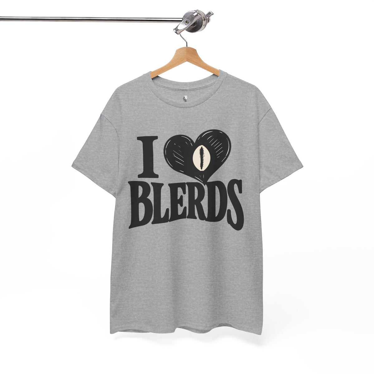 I Heart Blerds Unisex Heavy Cotton T-Shirt | Nerd Pride Tee, Geek Culture