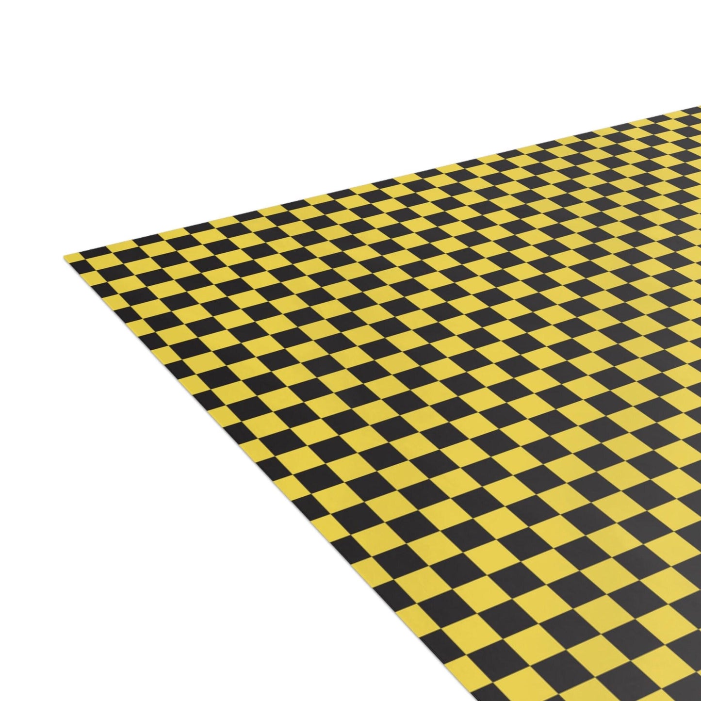 Don't Touch My Hair on Yellow Checkers - African Greeting Cards (1, 10pcs)