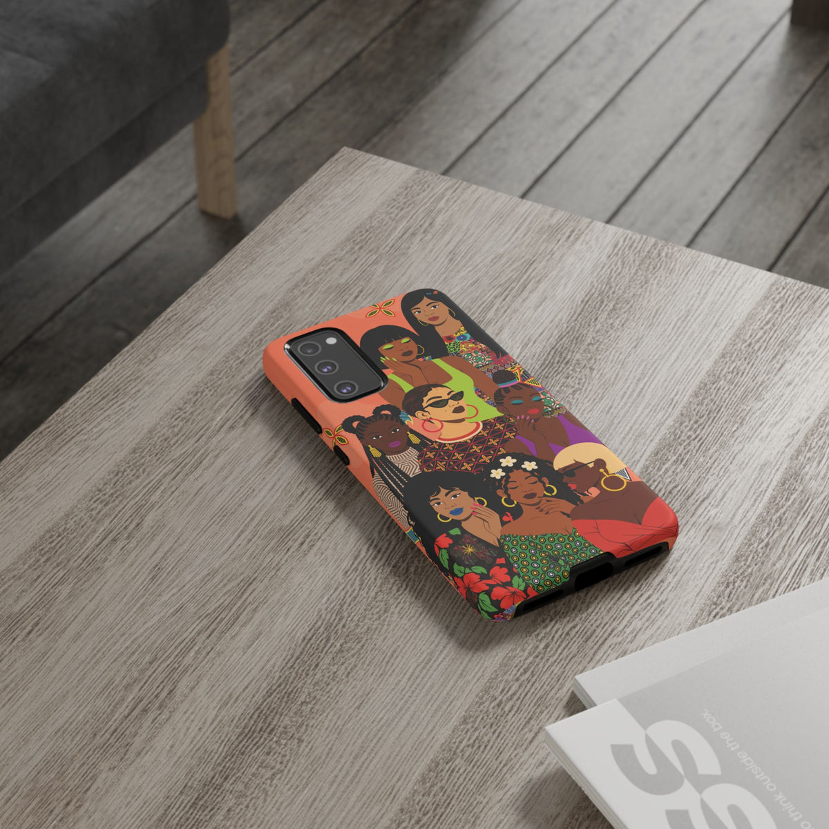 Black Girl Magic Collage Phone Case, African Art Design, Stylish Protective Cover for Samsung and iPhone, Unique Accessory, Gift Idea