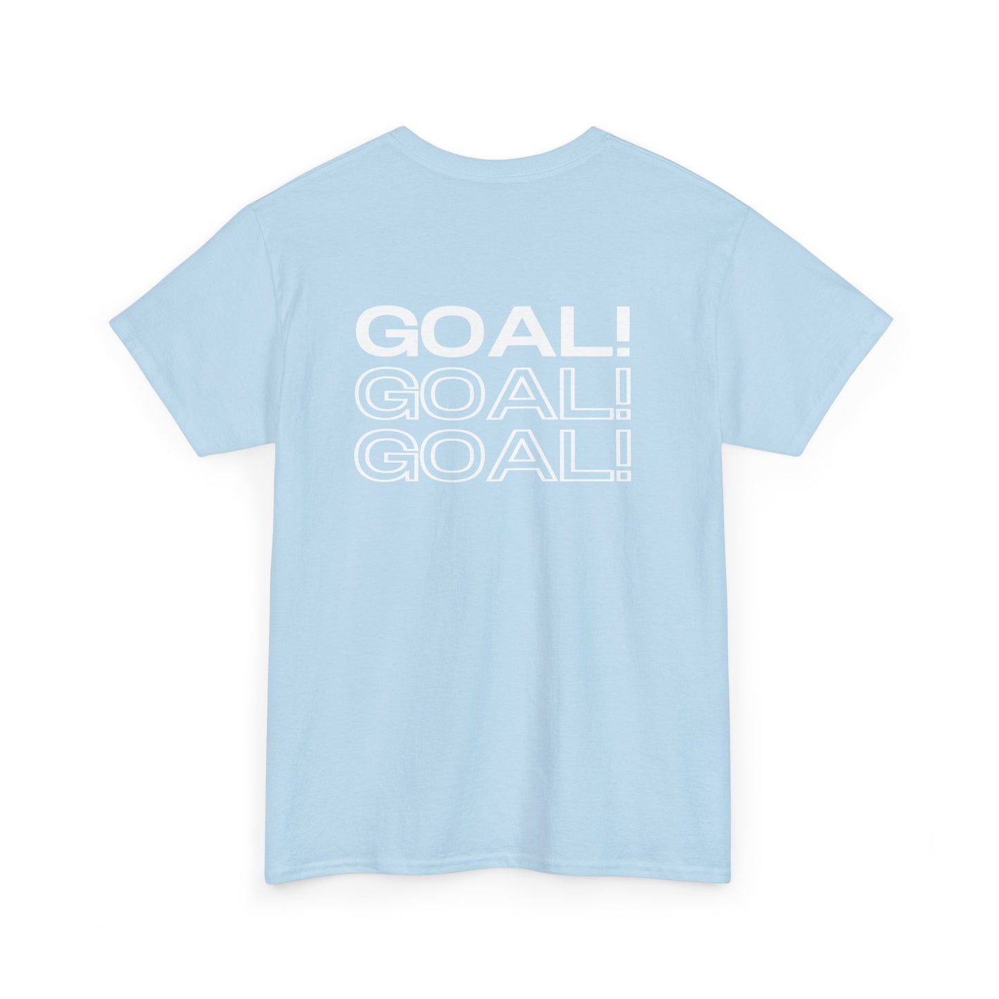 GOAL!! - BW Soccer Shoes on BW Ndop with Back Design Unisex Heavy Cotton Tee