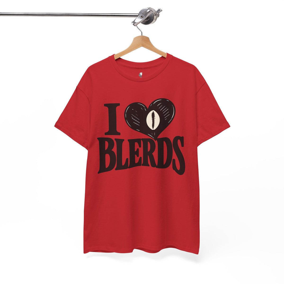 I Heart Blerds Unisex Heavy Cotton T-Shirt | Nerd Pride Tee, Geek Culture