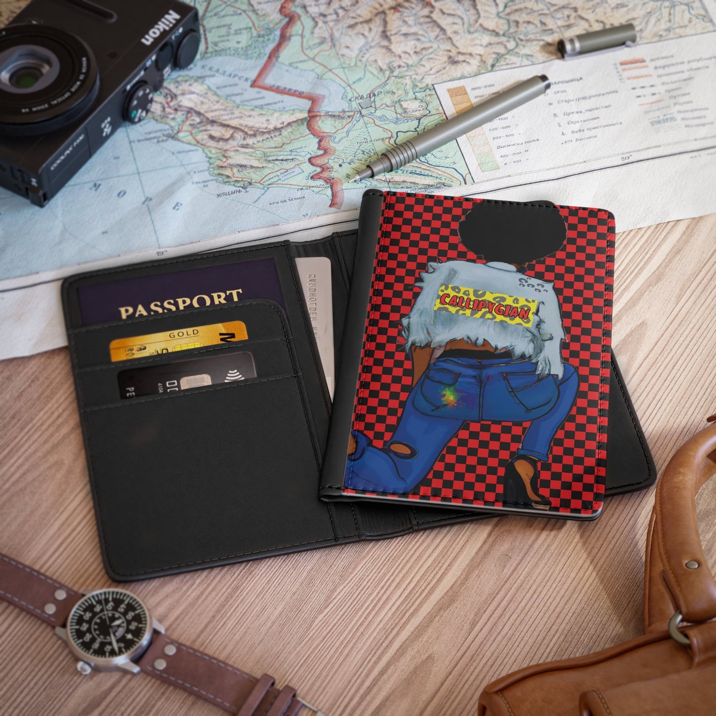 Callipygian Girl - Passport Cover