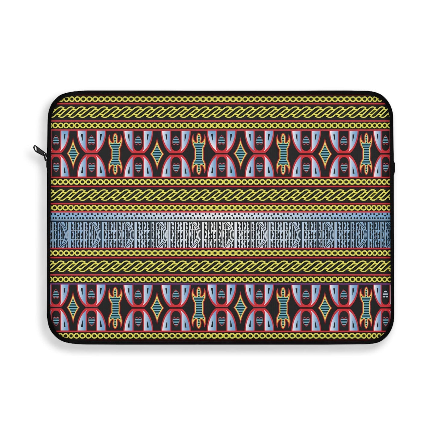 Toghu Ndop Print Laptop Sleeve: African Fabric Computer Case, Pro Macbook Air Sleeve
