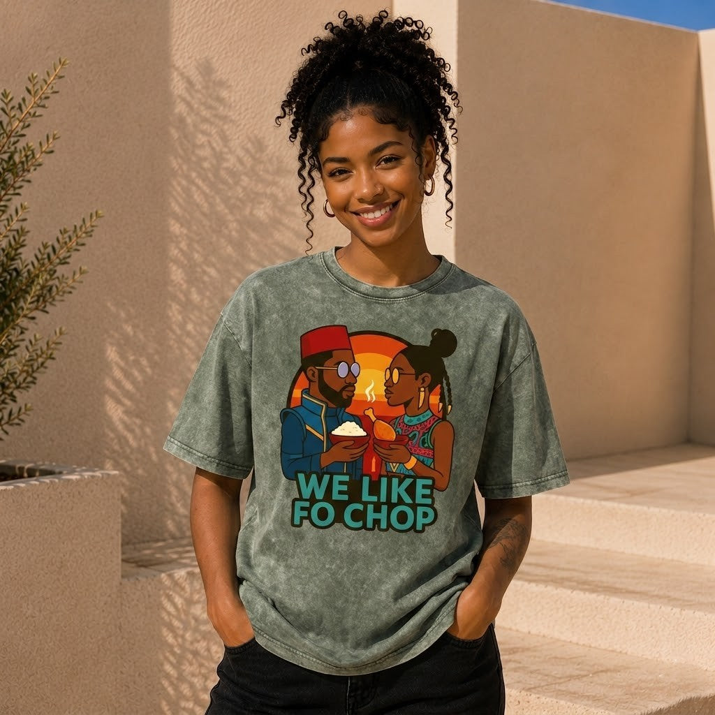 We Like Fo Chop Unisex Heavyweight Vintage Washed T-shirt