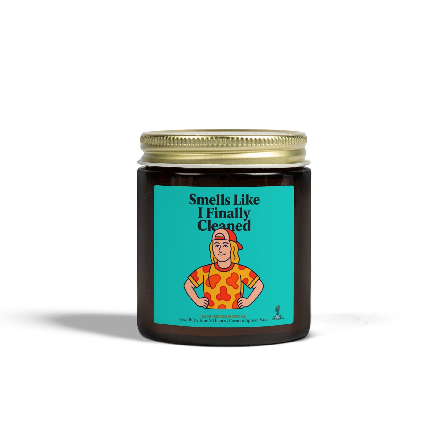 Smells Like I finally Cleaned Coconut Apricot Wax Scented Candles (Color), Afrocentric Candle, Home Fragrance Decor, Aromatherapy Gift, Relaxation Candle