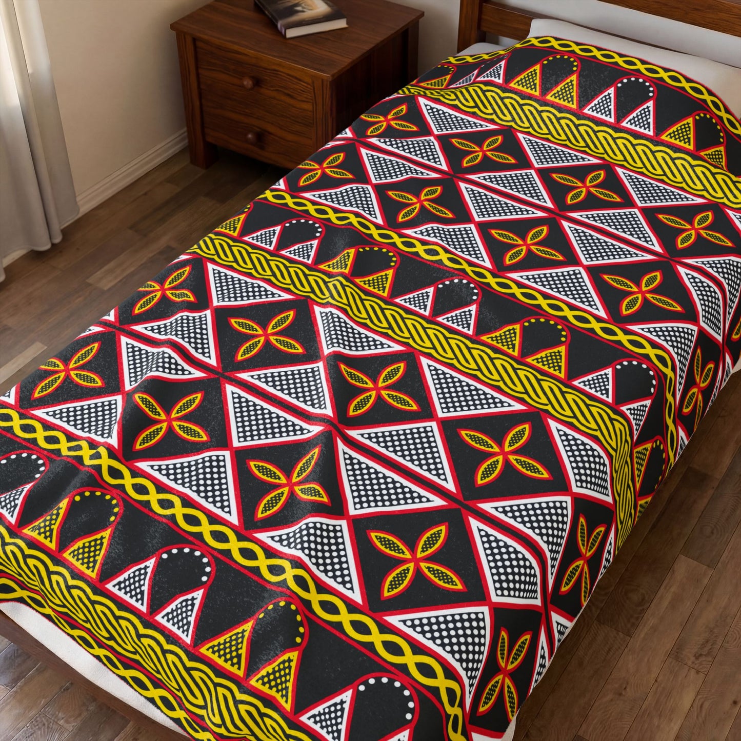 Yellow Toghu Velveteen Plush Blanket