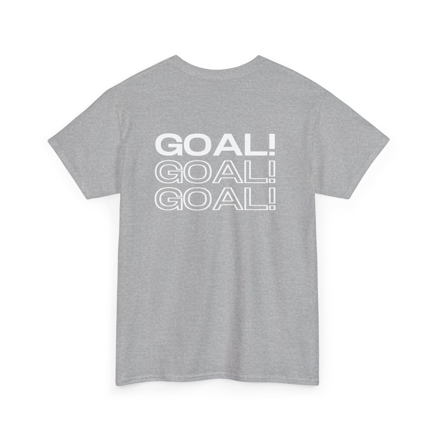GOAL!! - BW Soccer Shoes on BW Ndop with Back Design Unisex Heavy Cotton Tee